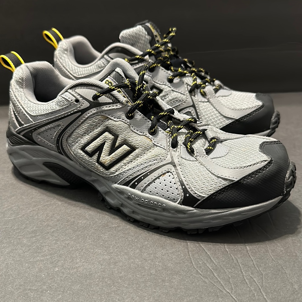 New Balance 481 V2 All Terrain Shoes Grey and Yellow Men 8